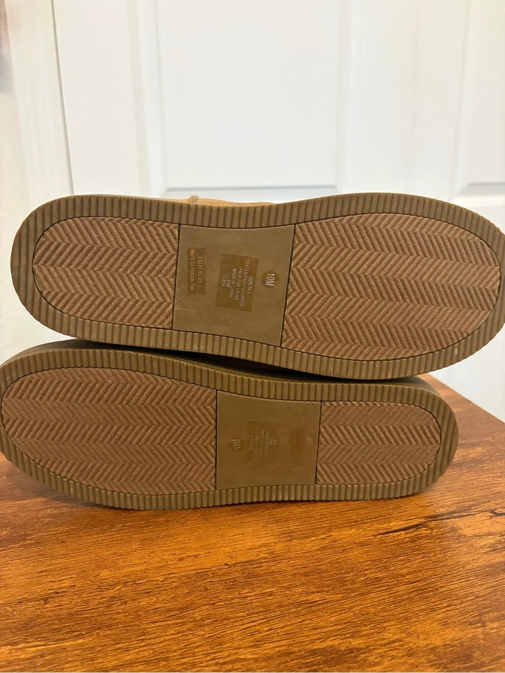 Guess Tan Suede Faux Fur Winter Boots